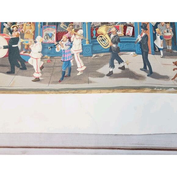 Jan Hanson Travis Main Street Circus Band Original Print 15 of 50 - Picture 10 of 16